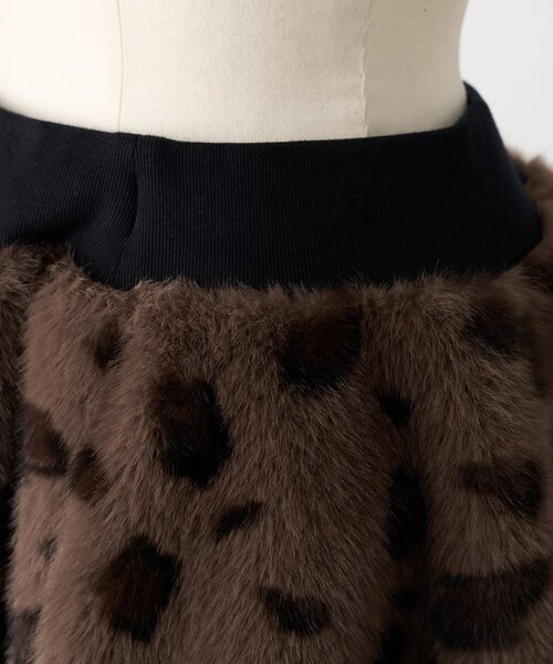 BEARDSLEY（ビアズリー）の「《15 quinze》レオパードファースカート（スカート・レディース・ブラウン・FREE）」の20枚目の写真