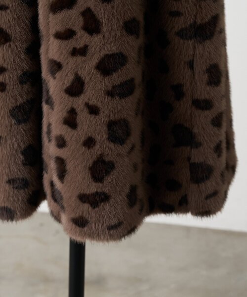 BEARDSLEY（ビアズリー）の「《15 quinze》レオパードファースカート（スカート・レディース・ブラウン・FREE）」の21枚目の写真