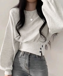 LAFFMO | クルーネックショート丈カットソー(その他トップス)