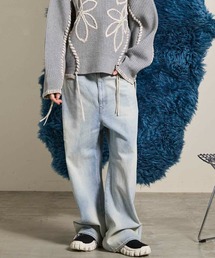 MAISON SPECIAL | 《UNISEX》10.5oz Wide Straight Denim Pants/10.5オンスワイドストレートデニムパンツ【MAISON SPECIAL/メゾンスペシャル】(デニムパンツ)
