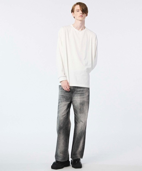 UNISEX》10.5oz Wide Straight Denim Pants/10.5オンスワイド