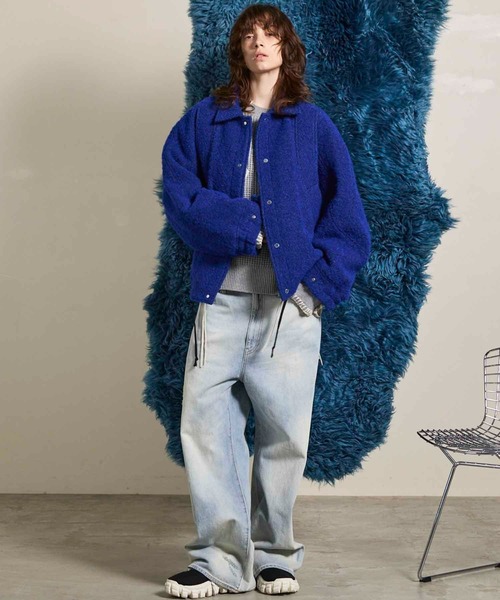 UNISEX》10.5oz Wide Straight Denim Pants/10.5オンスワイド