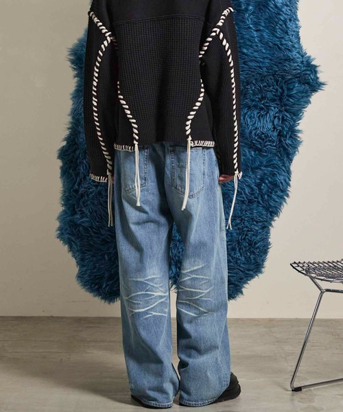 メゾンスペシャル　10.5オンスワイドストレートデニムパンツ 10.5oz Wide Straight Denim Pants