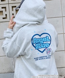 ANGEL BLUE（エンジェルブルー）の「【ANGEL BLUE】別注 エンジェルブルー グラフィック刺繍ジップアップパーカー（パーカー）」