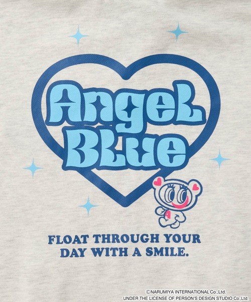 ANGEL BLUE】別注 エンジェルブルー グラフィック刺繍ジップアップ