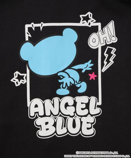 ANGEL BLUE】別注 エンジェルブルー グラフィック刺繍ジップアップ