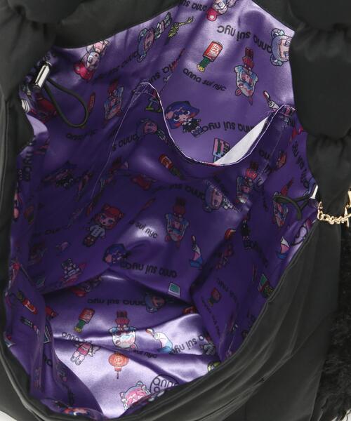 anna sui nyc(アナ スイ エヌ ワイ シー)の「anna sui nyc/アナ スイ エヌワイシー/『×寺田てら』TERAリバーシブルバッグ(トートバッグ・レディース・パープル/ブラック・F)」の18枚目の写真