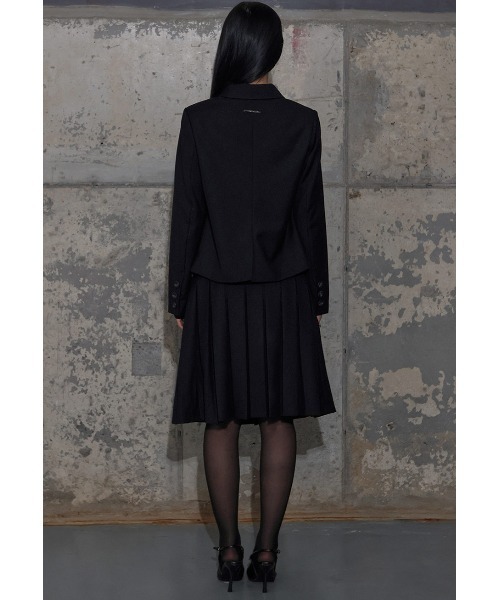 FANCY CLUB(ファンシークラブ)の「A'GEM/9 × .kom 『FANCY CLUB/ファンシークラブ』 CLASSIC BUCKLE PLEATS MIDI SKIRT/バックルプリーツスカート(スカート・レディース・グレー/ブラック・FREE)」の10枚目の写真