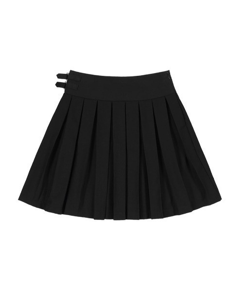 FANCY CLUB(ファンシークラブ)の「A'GEM/9 × .kom 『FANCY CLUB/ファンシークラブ』 CLASSIC BUCKLE PLEATS MIDI SKIRT/バックルプリーツスカート(スカート・レディース・グレー/ブラック・FREE)」の14枚目の写真