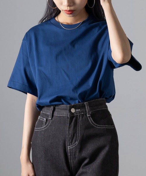 United Athle(ユナイテッドアスレ)の「【United Athle】6.5オンス ファインジャージー Tシャツ 1100(Tシャツ/カットソー・レディース・ブラウン/ブラック/チャコールグレー/ダークグリーン/ホワイト/ネイビー/アイボリー/サックスブルー/スミクロ/インディゴブルー/ダークグレー/ダークブルー/ライトグリーン/オフホワイト/バーガンディー・M/L/XL/S)」の14枚目の写真