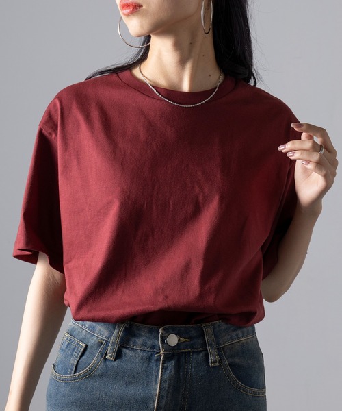 United Athle(ユナイテッドアスレ)の「【United Athle】6.5オンス ファインジャージー Tシャツ 1100(Tシャツ/カットソー・レディース・ブラウン/ブラック/チャコールグレー/ダークグリーン/ホワイト/ネイビー/アイボリー/サックスブルー/スミクロ/インディゴブルー/ダークグレー/ダークブルー/ライトグリーン/オフホワイト/バーガンディー・M/L/XL/S)」の15枚目の写真