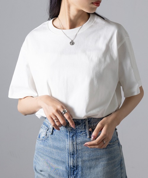 United Athle(ユナイテッドアスレ)の「【United Athle】6.5オンス ファインジャージー Tシャツ 1100(Tシャツ/カットソー・レディース・ブラウン/ブラック/チャコールグレー/ダークグリーン/ホワイト/ネイビー/アイボリー/サックスブルー/スミクロ/インディゴブルー/ダークグレー/ダークブルー/ライトグリーン/オフホワイト/バーガンディー・M/L/XL/S)」の2枚目の写真