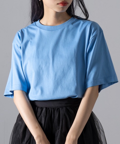 United Athle(ユナイテッドアスレ)の「【United Athle】6.5オンス ファインジャージー Tシャツ 1100(Tシャツ/カットソー・レディース・ブラウン/ブラック/チャコールグレー/ダークグリーン/ホワイト/ネイビー/アイボリー/サックスブルー/スミクロ/インディゴブルー/ダークグレー/ダークブルー/ライトグリーン/オフホワイト/バーガンディー・M/L/XL/S)」の12枚目の写真