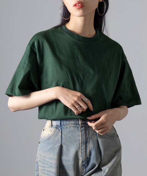 United Athle(ユナイテッドアスレ)の「【United Athle】6.5オンス ファインジャージー Tシャツ 1100(Tシャツ/カットソー・レディース・ブラウン/ブラック/チャコールグレー/ダークグリーン/ホワイト/ネイビー/アイボリー/サックスブルー/スミクロ/インディゴブルー/ダークグレー/ダークブルー/ライトグリーン/オフホワイト/バーガンディー・M/L/XL/S)」の9枚目の写真