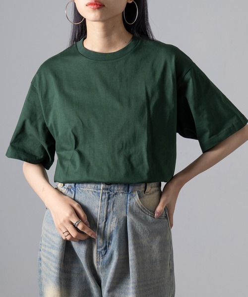 United Athle(ユナイテッドアスレ)の「【United Athle】6.5オンス ファインジャージー Tシャツ 1100(Tシャツ/カットソー・レディース・ブラウン/ブラック/チャコールグレー/ダークグリーン/ホワイト/ネイビー/アイボリー/サックスブルー/スミクロ/インディゴブルー/ダークグレー/ダークブルー/ライトグリーン/オフホワイト/バーガンディー・M/L/XL/S)」の20枚目の写真
