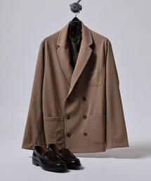 OMNES（オムネス）の「OMNES Another Edition ストレッチ梨地ダブルブレストテーラードジャケット（テーラードジャケット）」