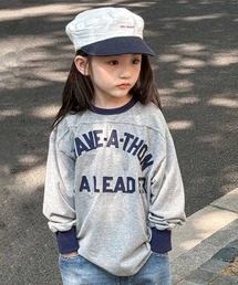 aimoha（アイモハ）の「【aimoha-KIDS-】キッズ　ロゴスウェット（スウェット）」