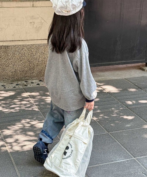 aimoha（アイモハ）の「【aimoha-KIDS-】キッズ　ロゴスウェット（スウェット・キッズ・グレー/イエロー/ダークグレー・90/100/110/120/130）」の17枚目の写真