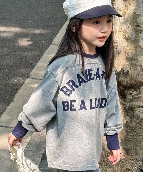 aimoha（アイモハ）の「【aimoha-KIDS-】キッズ　ロゴスウェット（スウェット・キッズ・グレー/イエロー/ダークグレー・90/100/110/120/130）」の16枚目の写真