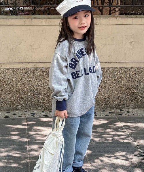 aimoha（アイモハ）の「【aimoha-KIDS-】キッズ　ロゴスウェット（スウェット・キッズ・グレー/イエロー/ダークグレー・90/100/110/120/130）」の14枚目の写真