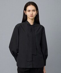 ナチュラルタッチボウタイ ブラウス