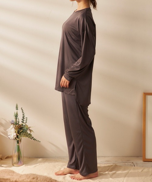 セール】【ノーブランド】レディースルームウェア上下セット 長袖