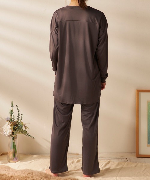 新品未開封 VAMPS ルームウェア セール】【ノーブランド】レディースルームウェア上下セット 長袖