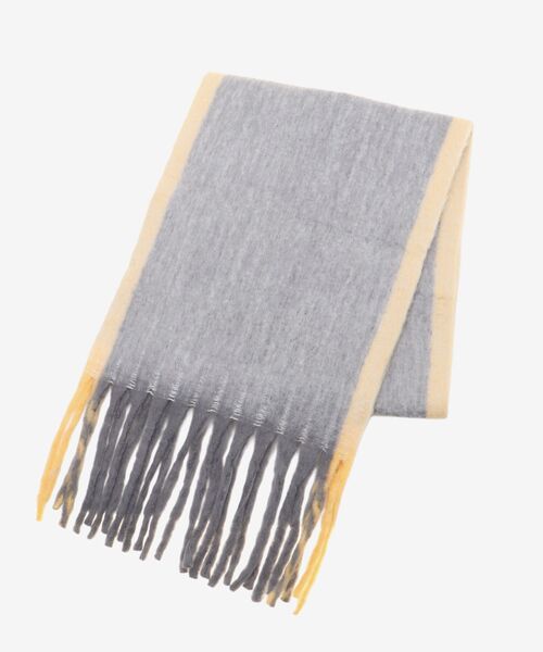 le.coeur blanc（ルクールブラン）の「《WEB限定アイテム》MIXカラーフリンジマフラー（マフラー・レディース・オフホワイト/グレー/ピンク・FREE）」の8枚目の写真