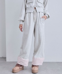 OLIVE des OLIVE | ファー付きスウェットパンツ(スウェットパンツ)