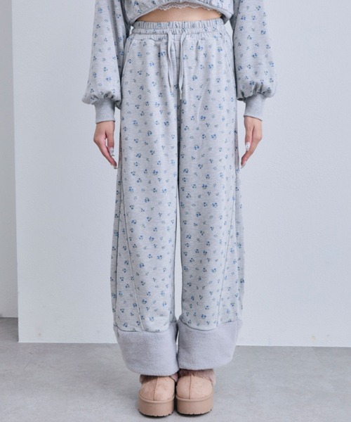 OLIVE des OLIVE（オリーブデオリーブ）の「ファー付きスウェットパンツ（スウェットパンツ・レディース・ブラック/オートミール/その他・FREE）」の17枚目の写真