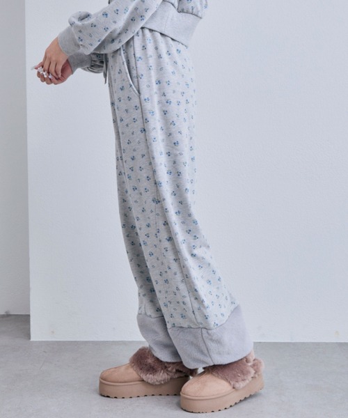 OLIVE des OLIVE（オリーブデオリーブ）の「ファー付きスウェットパンツ（スウェットパンツ・レディース・ブラック/オートミール/その他・FREE）」の8枚目の写真