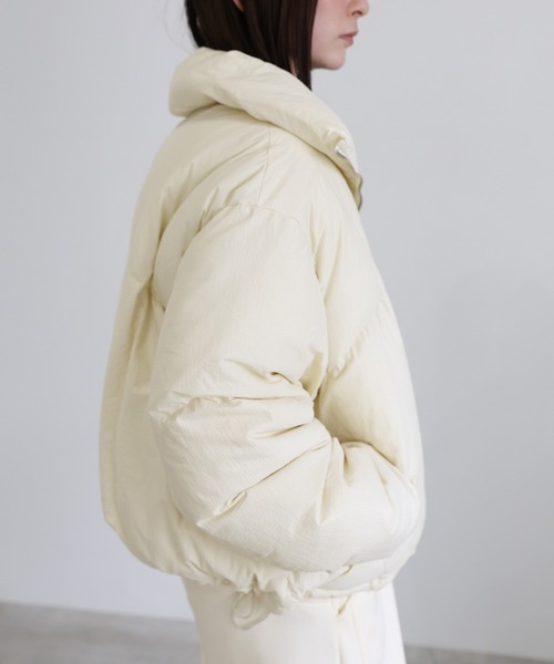 ダブルジップファイバーショートダウン（ダウンジャケット/コート