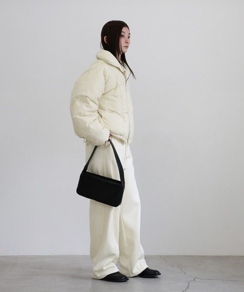 ダブルジップファイバーショートダウン（ダウンジャケット/コート