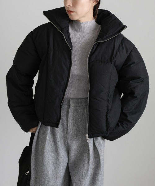 ⭐︎さま専用 黒 ショートダウンジャケット me+em select（ミーム