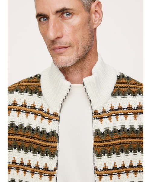 Banana Republic(バナナリパブリック)の「フェアアイル メリノブレンド ニット ジャケット(カーディガン/ボレロ・メンズ・マルチ・XL/L/M/S)」の5枚目の写真