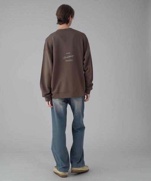 BROWNY(ブラウニー)の「BROWNY/アクセ付きフォトグラフィックプルオーバー(スウェット・メンズ・ブラック/サックスブルー/ホワイト/ブラウン・MEDIUM/LARGE)」の22枚目の写真