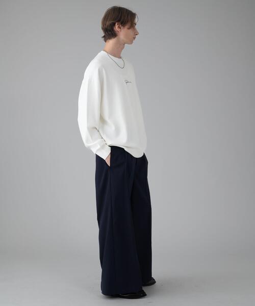 BROWNY(ブラウニー)の「BROWNY/アクセ付きフォトグラフィックプルオーバー(スウェット・メンズ・ブラック/サックスブルー/ホワイト/ブラウン・MEDIUM/LARGE)」の6枚目の写真