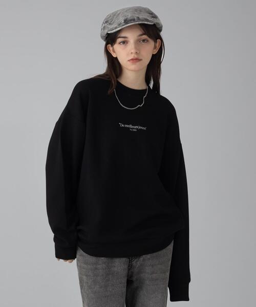 BROWNY(ブラウニー)の「BROWNY/アクセ付きフォトグラフィックプルオーバー(スウェット・メンズ・ブラック/サックスブルー/ホワイト/ブラウン・MEDIUM/LARGE)」の11枚目の写真