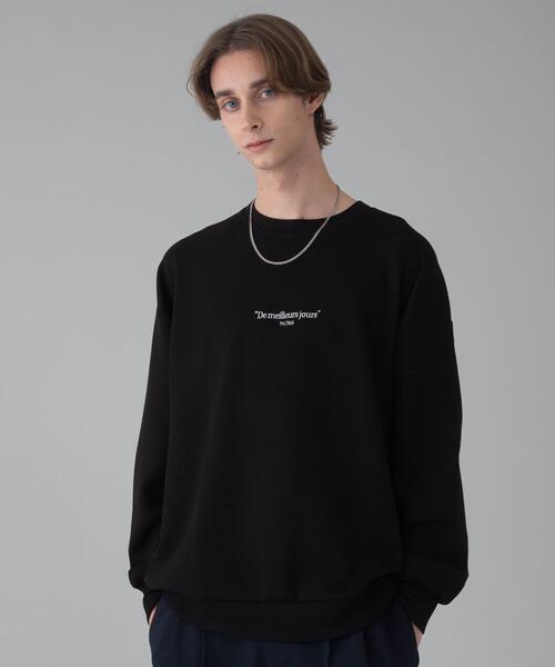 BROWNY(ブラウニー)の「BROWNY/アクセ付きフォトグラフィックプルオーバー(スウェット・メンズ・ブラック/サックスブルー/ホワイト/ブラウン・MEDIUM/LARGE)」の7枚目の写真