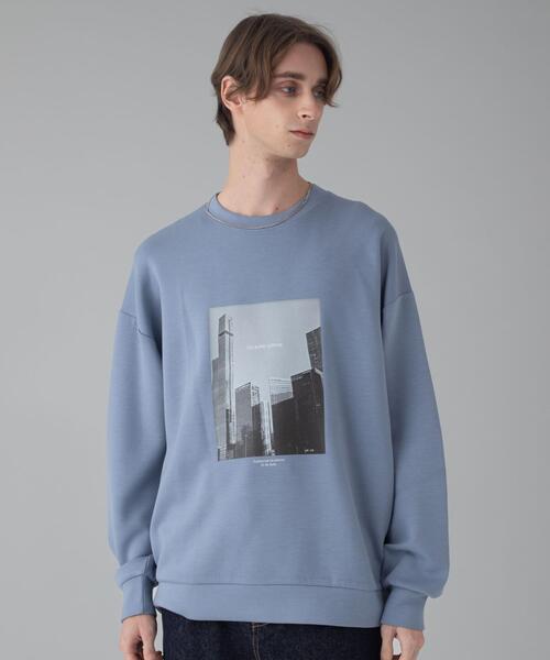 BROWNY(ブラウニー)の「BROWNY/アクセ付きフォトグラフィックプルオーバー(スウェット・メンズ・ブラック/サックスブルー/ホワイト/ブラウン・MEDIUM/LARGE)」の8枚目の写真