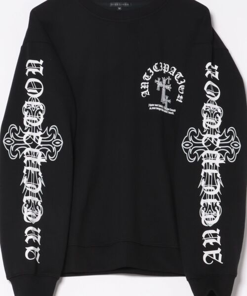 セール】【Nylaus】Old English Logo Sweatshirt / オールド