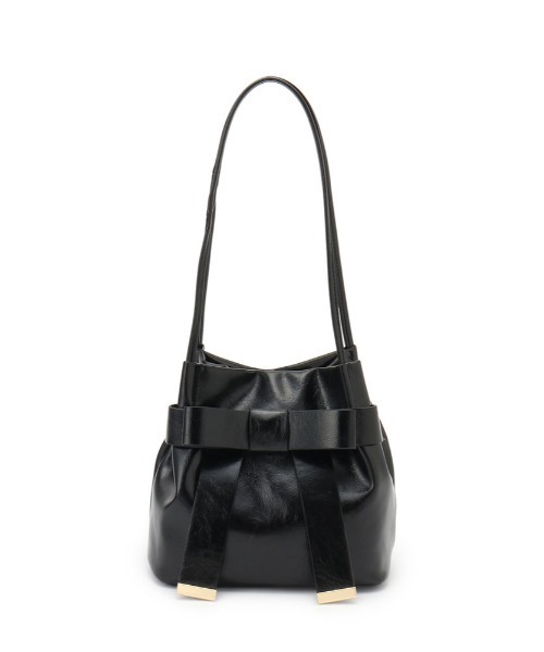 VIS（ビス）の「【復刻/WEB限定】リボンミニトートバッグ（トートバッグ・レディース・シルバー/ブラック・FREE）」の4枚目の写真