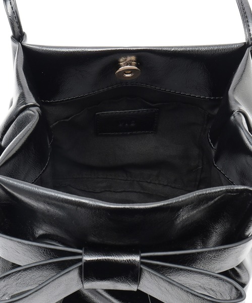 VIS（ビス）の「【復刻/WEB限定】リボンミニトートバッグ（トートバッグ・レディース・シルバー/ブラック・FREE）」の8枚目の写真