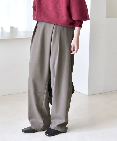 セール】quaranciel:〈洗濯機可能〉ウォーム タック バレル イージー