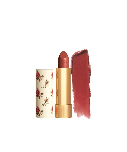 GUCCI beauty(グッチビューティ)の「グッチ ルージュ ア レーヴル ヴォワル(口紅/リップティント/グロス・レディース・203 ミルドレッド ローズウッド/310 アイ ドリーム トゥー マッチ/500 オーダリー レッド/502 イーディ スカーレット/208 ゼイ メット イン アルゼンティーナ/221 キャンディス ローズ/302 アガサ オレンジ/307 ルイーザ オレンジ/508 ダイアナ アンバー/505 ジャネット ラスト/201 ザ ペインテッド ヴェール/213 ラブ イズ ベター/401 スリー ワイズ ガールズ/518 エイミー ブラッシュ/25*ゴールディ レッド/301 メイ コーラル/410 ノー モア オーキッズ/214 コール イット ア デイ・FREE)」の3枚目の写真