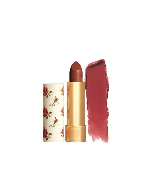 GUCCI beauty(グッチビューティ)の「グッチ ルージュ ア レーヴル ヴォワル(口紅/リップティント/グロス・レディース・203 ミルドレッド ローズウッド/310 アイ ドリーム トゥー マッチ/500 オーダリー レッド/502 イーディ スカーレット/208 ゼイ メット イン アルゼンティーナ/221 キャンディス ローズ/302 アガサ オレンジ/307 ルイーザ オレンジ/508 ダイアナ アンバー/505 ジャネット ラスト/201 ザ ペインテッド ヴェール/213 ラブ イズ ベター/401 スリー ワイズ ガールズ/518 エイミー ブラッシュ/25*ゴールディ レッド/301 メイ コーラル/410 ノー モア オーキッズ/214 コール イット ア デイ・FREE)」の4枚目の写真