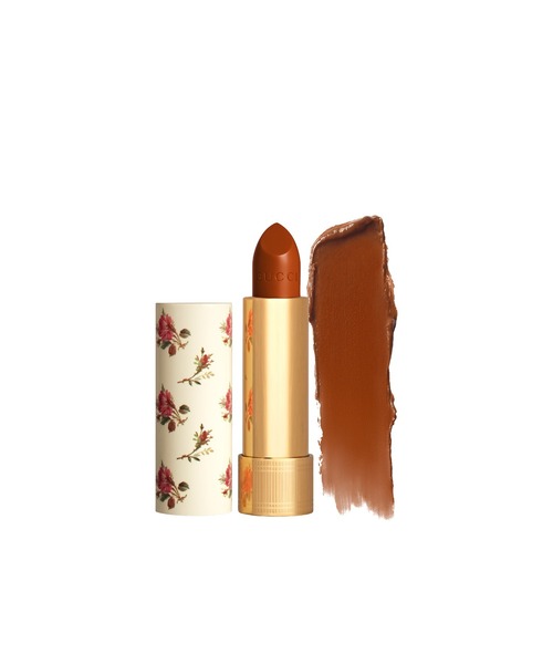 GUCCI beauty(グッチビューティ)の「グッチ ルージュ ア レーヴル ヴォワル(口紅/リップティント/グロス・レディース・203 ミルドレッド ローズウッド/310 アイ ドリーム トゥー マッチ/500 オーダリー レッド/502 イーディ スカーレット/208 ゼイ メット イン アルゼンティーナ/221 キャンディス ローズ/302 アガサ オレンジ/307 ルイーザ オレンジ/508 ダイアナ アンバー/505 ジャネット ラスト/201 ザ ペインテッド ヴェール/213 ラブ イズ ベター/401 スリー ワイズ ガールズ/518 エイミー ブラッシュ/25*ゴールディ レッド/301 メイ コーラル/410 ノー モア オーキッズ/214 コール イット ア デイ・FREE)」の17枚目の写真