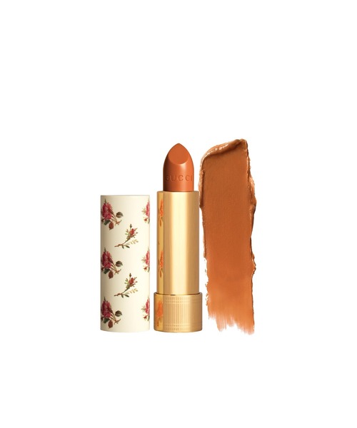 GUCCI beauty(グッチビューティ)の「グッチ ルージュ ア レーヴル ヴォワル(口紅/リップティント/グロス・レディース・203 ミルドレッド ローズウッド/310 アイ ドリーム トゥー マッチ/500 オーダリー レッド/502 イーディ スカーレット/208 ゼイ メット イン アルゼンティーナ/221 キャンディス ローズ/302 アガサ オレンジ/307 ルイーザ オレンジ/508 ダイアナ アンバー/505 ジャネット ラスト/201 ザ ペインテッド ヴェール/213 ラブ イズ ベター/401 スリー ワイズ ガールズ/518 エイミー ブラッシュ/25*ゴールディ レッド/301 メイ コーラル/410 ノー モア オーキッズ/214 コール イット ア デイ・FREE)」の10枚目の写真