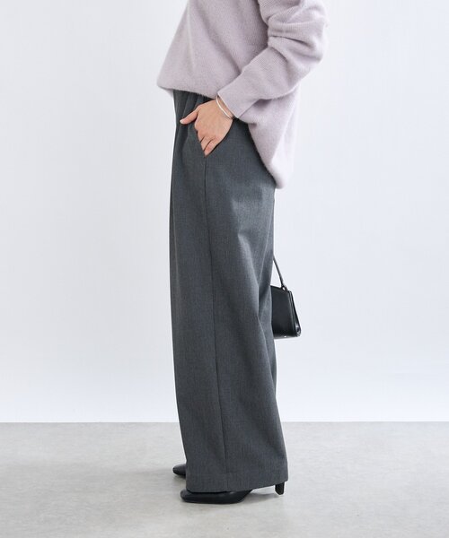 RIVE DROITE（リヴドロワ）の「【真冬もあたたか】裏起毛スラックスパンツ（スラックス・レディース・チャコールグレー/ベージュ・38/36）」の8枚目の写真