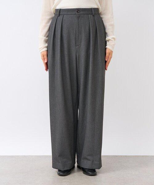 RIVE DROITE（リヴドロワ）の「【真冬もあたたか】裏起毛スラックスパンツ（スラックス・レディース・チャコールグレー/ベージュ・38/36）」の21枚目の写真